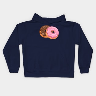 Two Powdered Donuts Yummy Snack Kids Hoodie